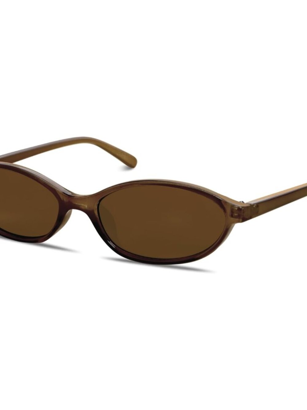 Durable Lightweight Women’s Retro Oval Sunglasses - Perfect for Summer Outings